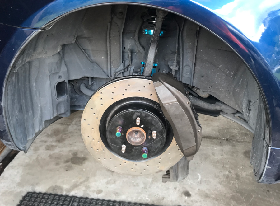 LS460フロントブレーキ レクサス LS 460 Fスポーツ ブレーキローター研磨 フロントブレーキ